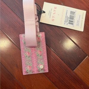 LoveShackFancy Pink Floral Travel Bag